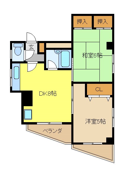 メゾンツカモト   間取り図