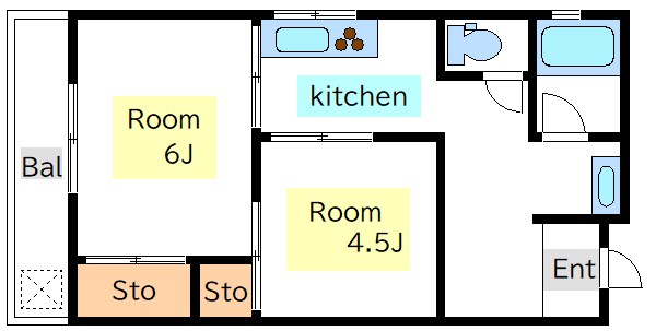 ハイツ協和 間取り図