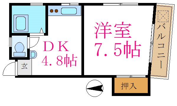 高島ハイム 間取り図