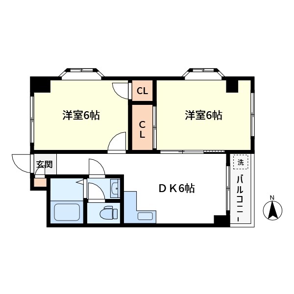 ディアハイム 間取り図