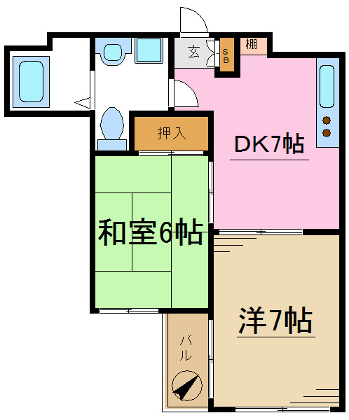 内田ビル  間取り図