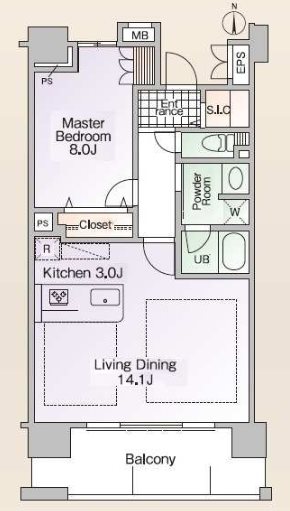 ロイヤルパークス新田 間取り図