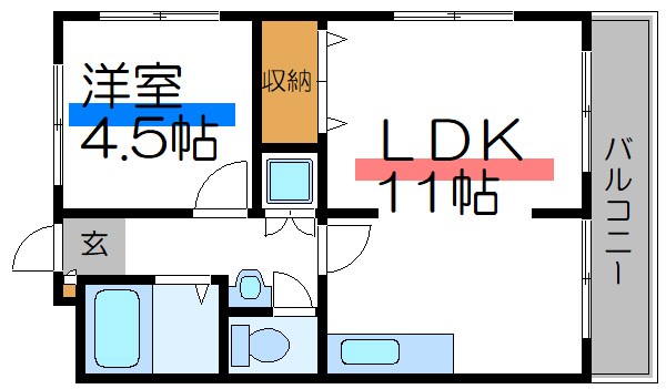 フォレストハウス中葛西 間取り図