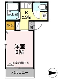 パールハイツⅢ  間取り図