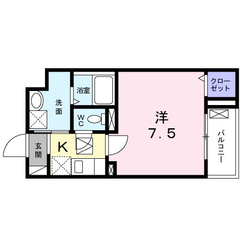 ラレーヌシュプル   間取り