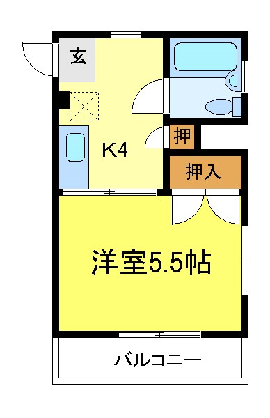 アーバンハウスT&amp;amp;K   間取り図