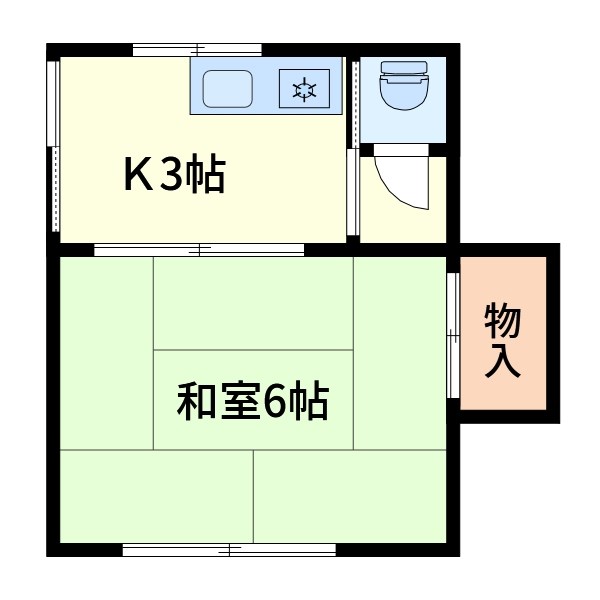 中村荘 間取り図