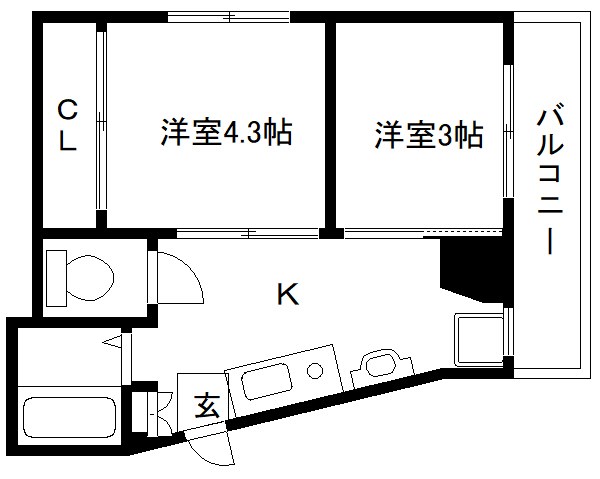 永和第8ビル 間取り図