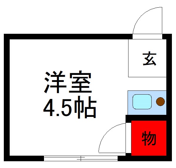 アパートK    間取り図