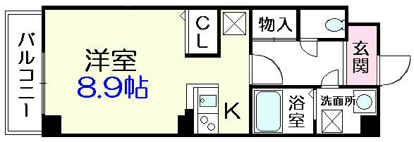 カーネリアンコートTS     間取り