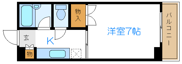 ホワイタープライム 間取り図