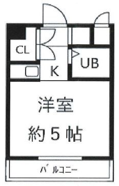 コーポレージ中葛西 間取り図