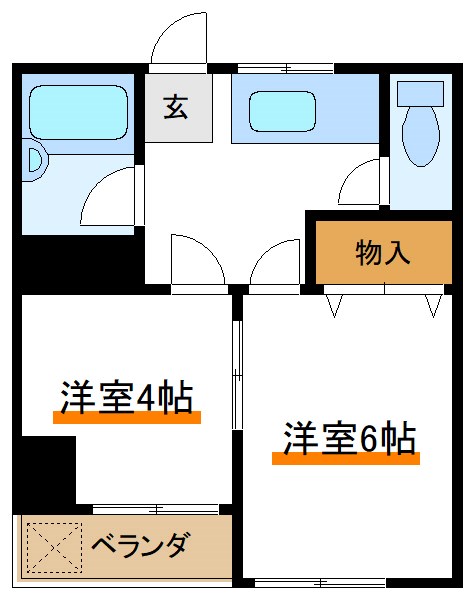 東栄マンション 間取り図