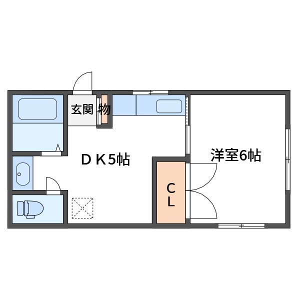 ハイツ亀崎    間取り図