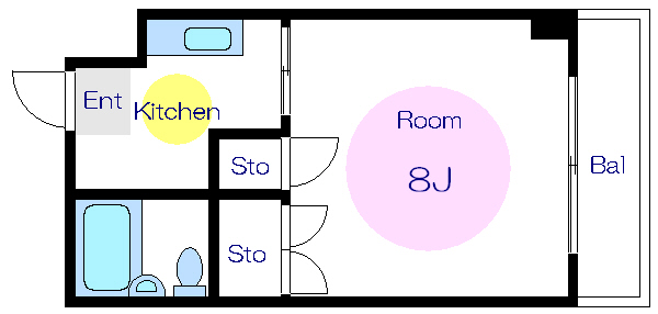 島田マンション 間取り図