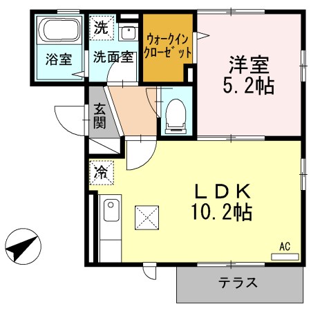 サンクレール  間取り図