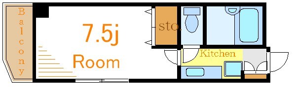 シャトールースハヤシ 間取り図