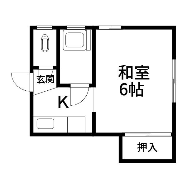 平井マンション  間取り