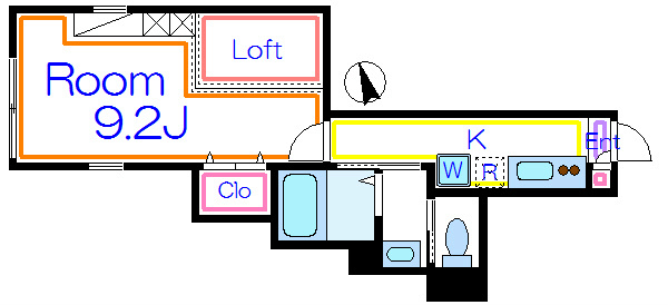 ソレイユ西新井  間取り図