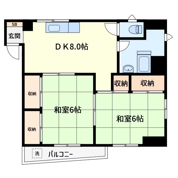 第五文成パレス 間取り図