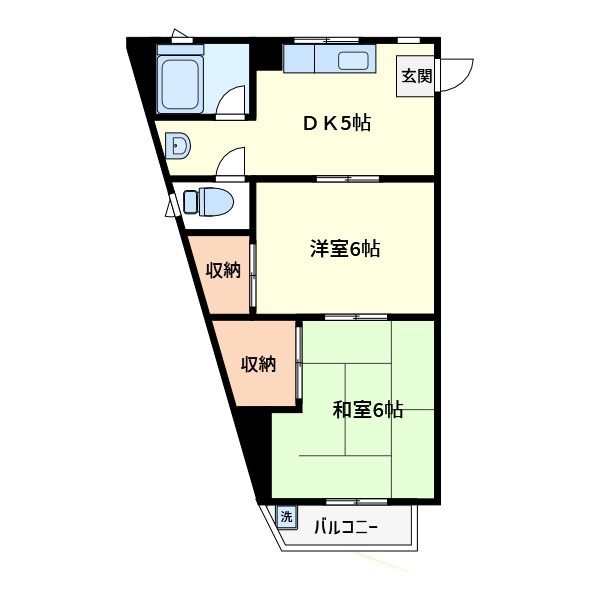 第五文成パレス 間取り図