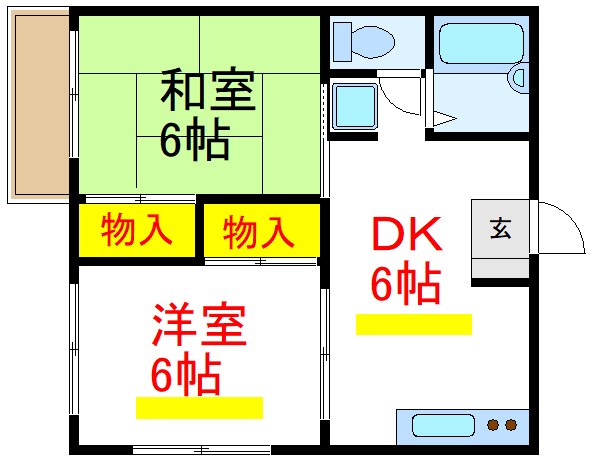 ハイムすみれ 間取り図