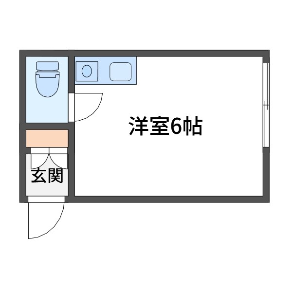 田川ハイツ 間取り図