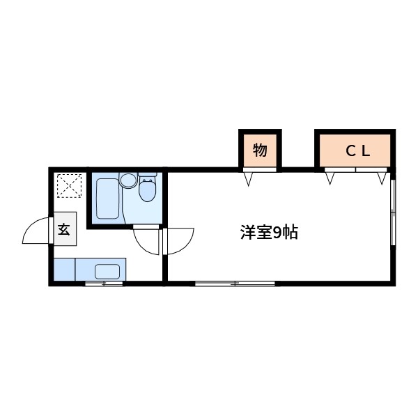 佐々木荘 207号室 間取り