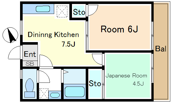 小高コーポ  間取り