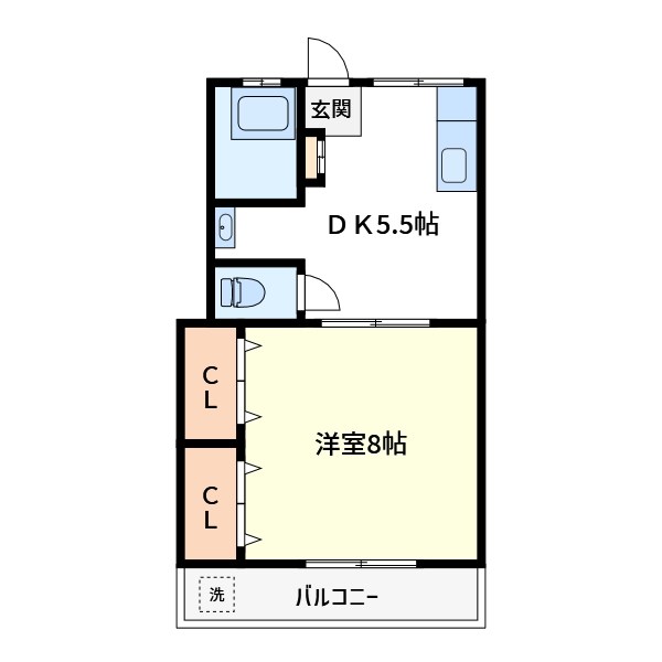 コーポ石井 間取り図