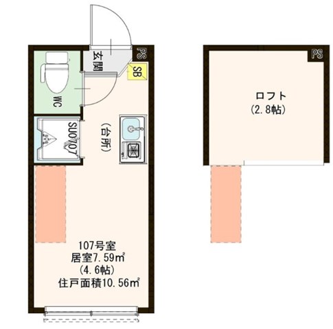 ハーモニーテラス南砂 間取り図