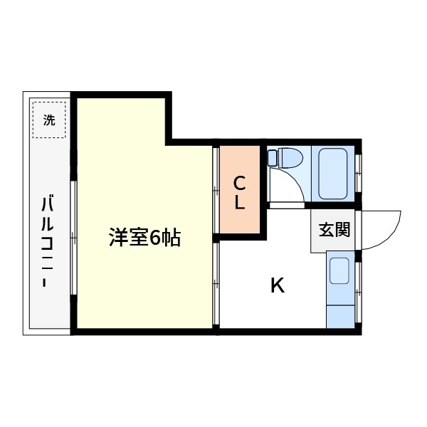 ジョイコーポ北千住A棟 間取り図