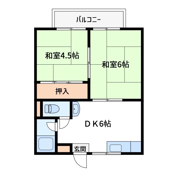 馬場ハイツ  間取り図