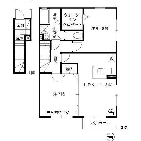 パークハイム 間取り図