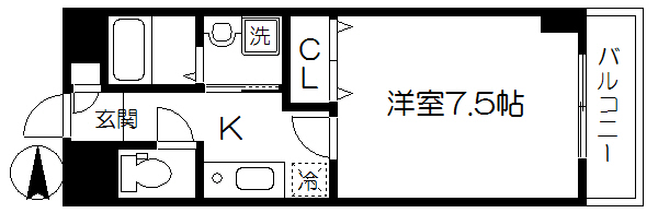 ジェイジルＢ 間取り図