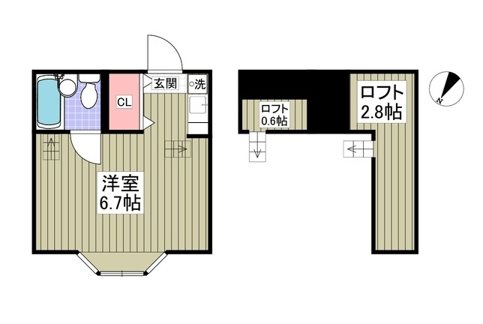 PARK SIDE　HOUSE  間取り図