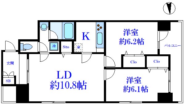 パークフラッツ日本橋馬喰町 間取り