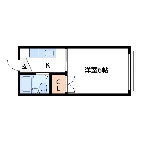 ホトコーポＢ３ 間取り図