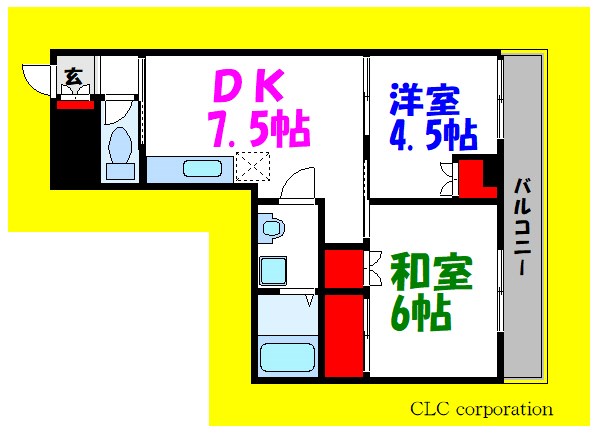 アルカディア葛西 間取り図