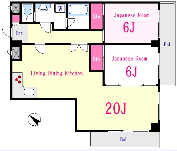 コスモリード船堀 間取り