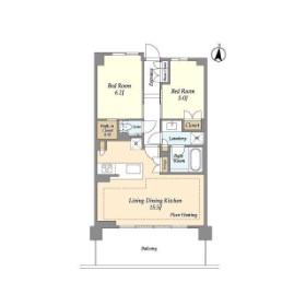 ドゥーエ町屋 間取り図