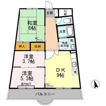 フォーラム北綾瀬 間取り図