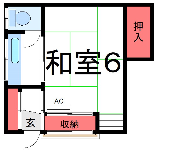 奈良荘 間取り図