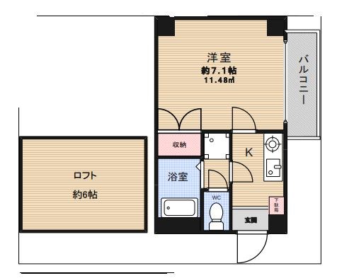 白岩ビル  間取り図