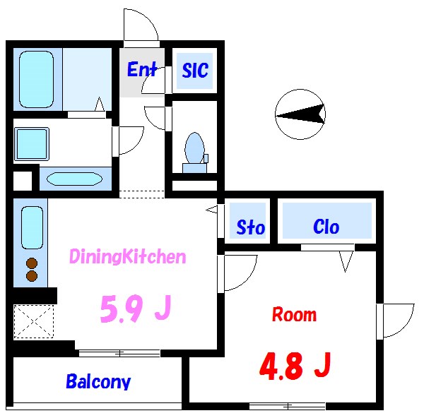 セントパール町屋  間取り図