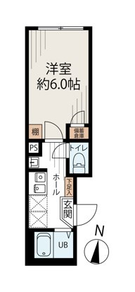 GardenCourtさくら通り 間取り