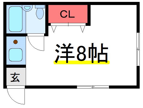 グランパレス王子 間取り図