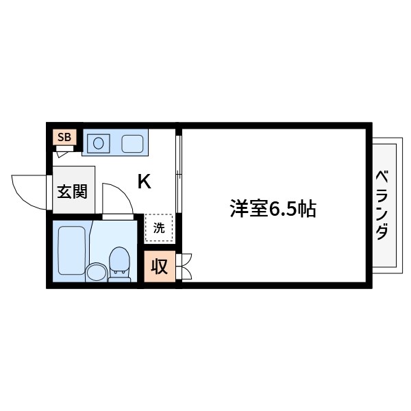 第６佐々木ハイツ 間取り図