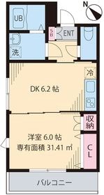 サンルース門前仲町  間取り図