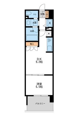 レジディア南千住 間取り図